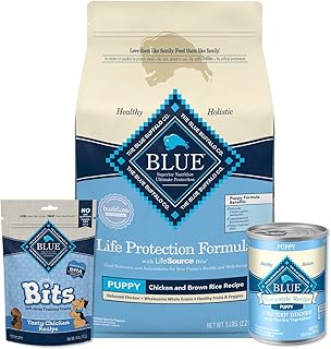Puppy food starter kit.
