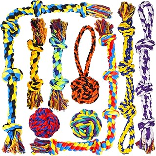 Heavy duty rope toys for dogs.